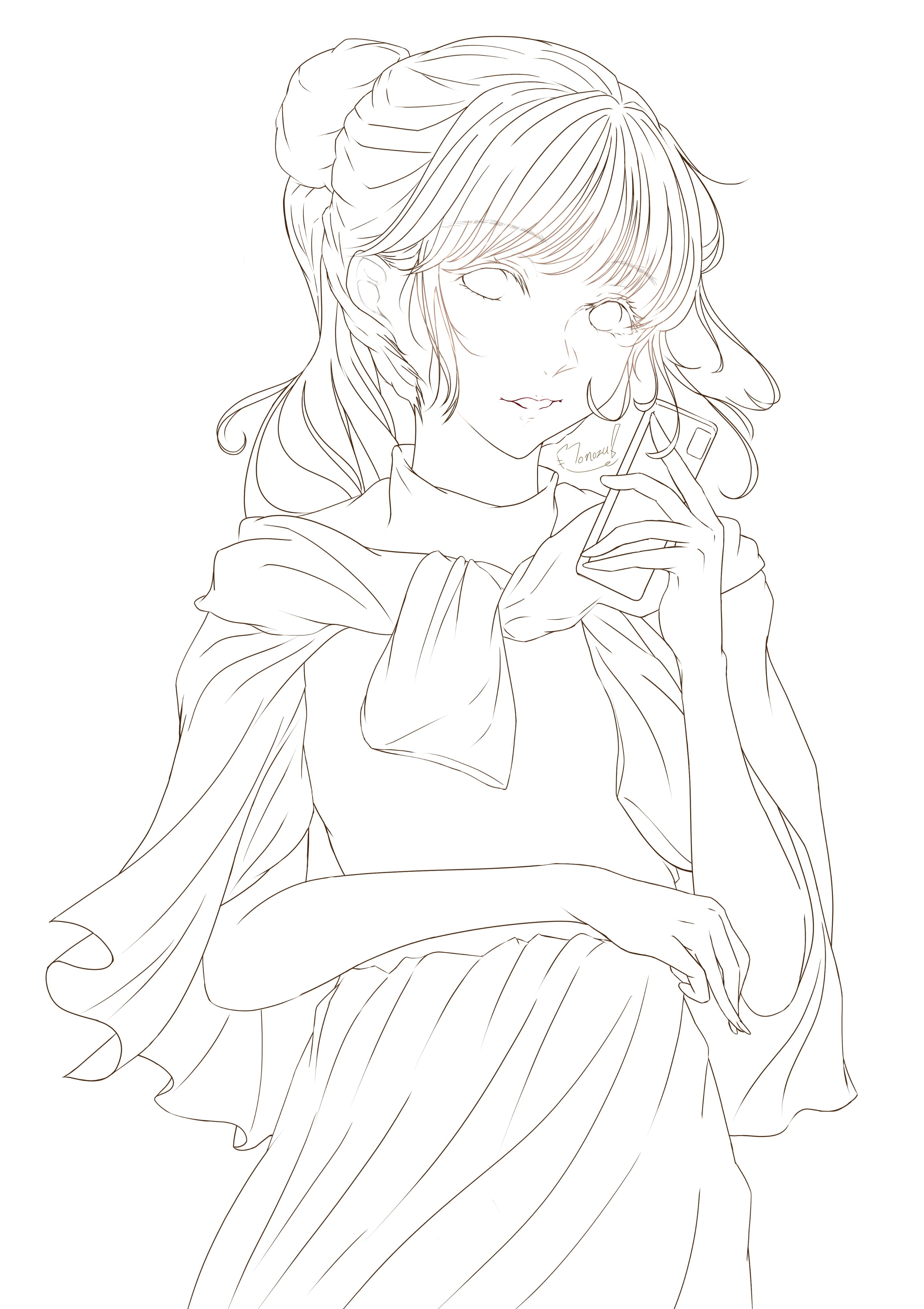 ものずぃ 秋服コーデの女性イラスト描けました いいね リツイートしていただけると嬉しいです 次 マイメロのイラストが まだ途中なので描きますね あと リゼロスはじめましたので できれば動画出したいです 秋服コーデ 秋イラスト イラスト
