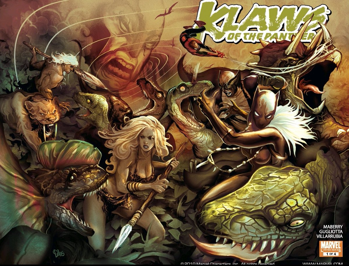 KLAWS OF THE PANTHERShuri as Black Panther versus Klaw.