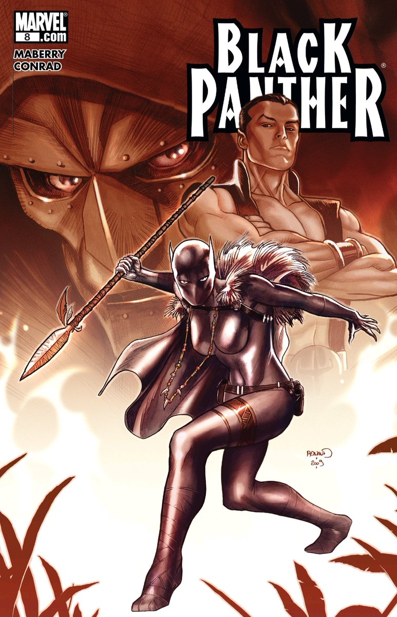 BLACK PANTHER (2009)Shuri's new status-quo as the Black Panther and ruler of Wakanda. A must read for Shuri fans.