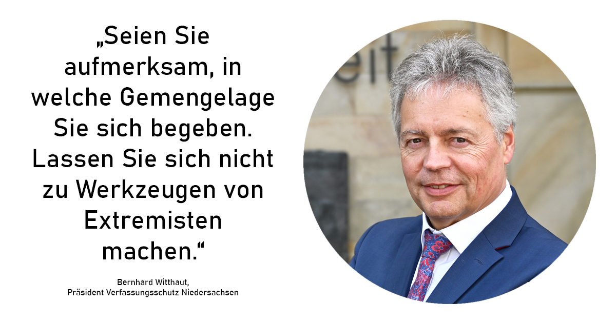 Aufgrund der Auswertung der Demo in Berlin am #b2908 ist nicht auszuschließen, dass sich vereinzelt auch #Rechtsextremisten u. #Reichsbürger an der Demo gegen die Corona-Politik morgen in #Hannover beteiligen werden. Aktuell können wir keine direkte Mobilisierung feststellen.