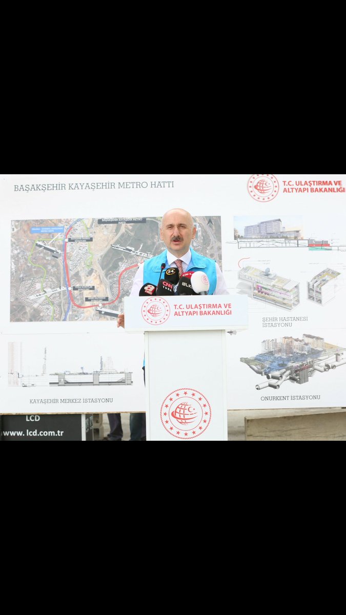 İstanbul için metro yatırımlarımıza hız kesmeden devam ediyoruz. 🚇 6,2 km Başakşehir - Kayaşehir Metro hattımızın yapımı da bize nasip oldu. 🙏🏻 Metro hattımız, 2021 yılı son çeyreğinde tamamlandığında milyonlarca İstanbulluya hizmet edecek. #istanbulahizmetnasipişi