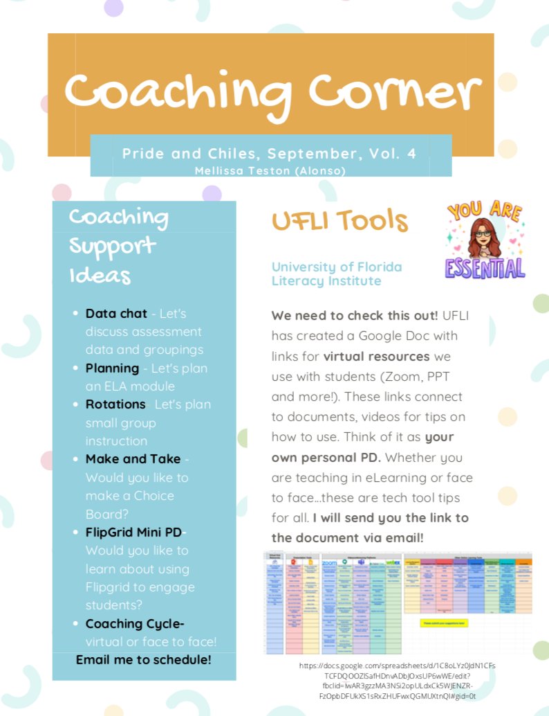 testonmellissa's tweet photo. This week's coaching newsletter for teachers. @litcoachcorner https://t.co/CruPWjaSWQ