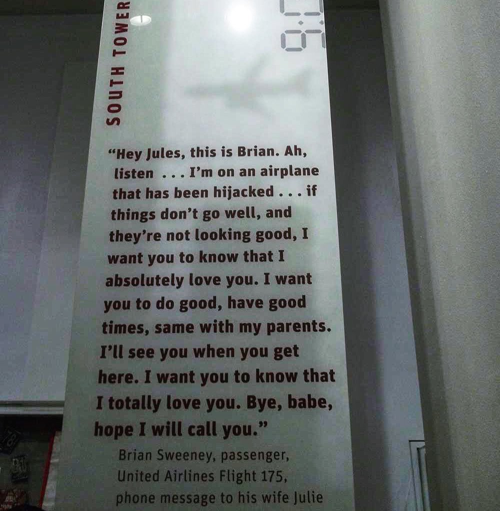 “I’ll see you when you get here..”
#BrianSweeney #Flight175