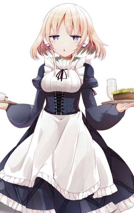 思いつきでメイドさん絵
背景や微調整まだなので途中経過ってことで
偶にはオリジナルキャラ作っていくのも楽しいね!

明日には描き上げたいなぁ 