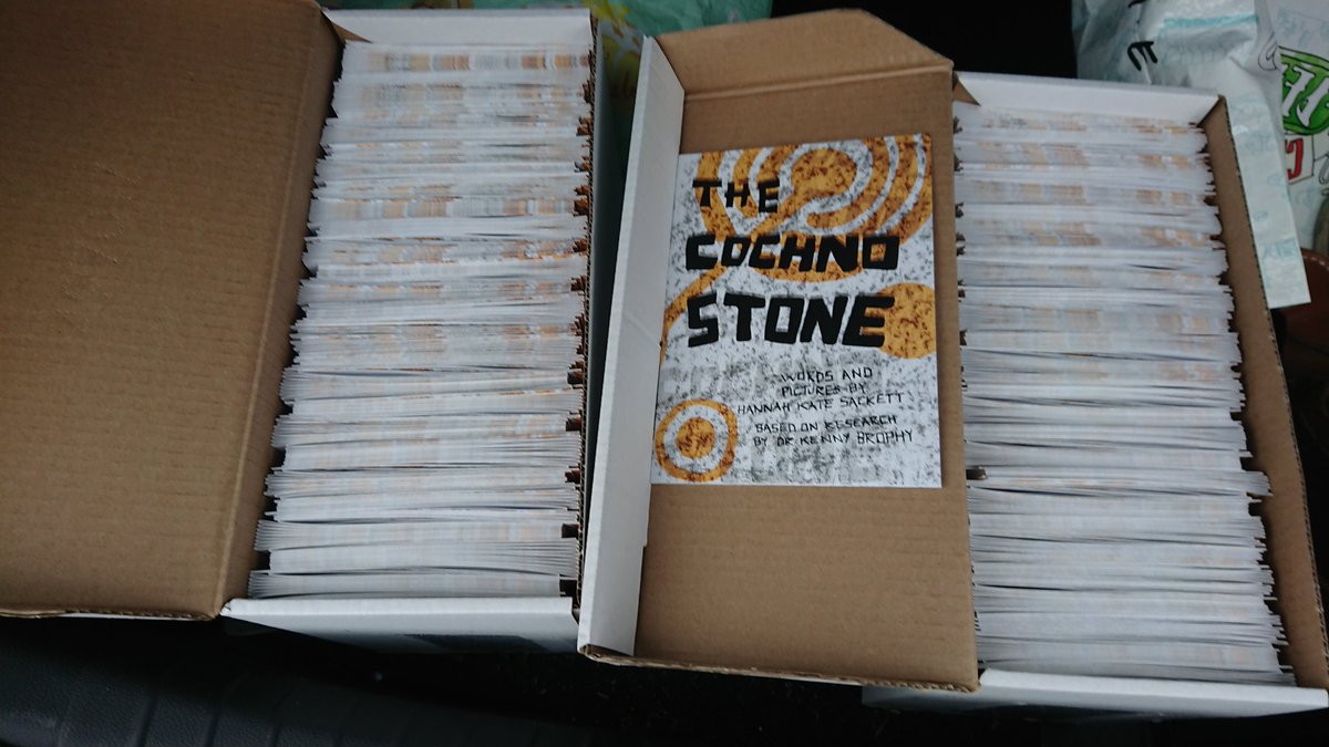 urbanprehisto's tweet photo. 500 @cochnostone comics good to go when we can get back into schools again! Thanks to @socantscot for funds &amp; our prehistorically named printers @BCPrinting as well as the creative genius of @DrHComics
#FaifleyRocks https://t.co/Ka7jD3occE