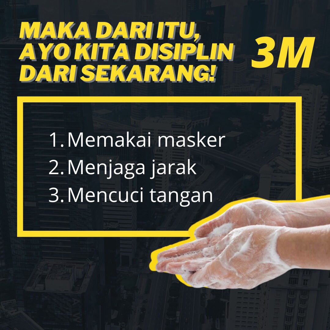 Aesteticname's tweet photo. #PSBBJakarta #AniesBaswedan #PSBBLagi 

Ingat selalu dengan 3M ya Guys! https://t.co/4JBmoPQxZP