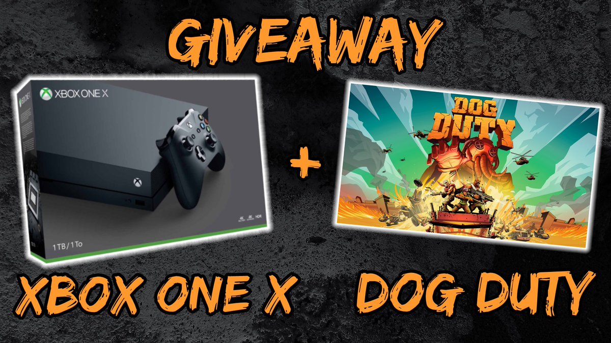 SOEDESCO's tweet photo. 🎉🐙 As Dog Duty is coming out next week on September 17th, we're giving away an Xbox One X console together with a Dog Duty game key! Enter here 👉 https://t.co/rGrAh7Oz4g

#Soedesco #giveaway #free #sweepstakes #contest #competition #win https://t.co/2b2yQbmvac