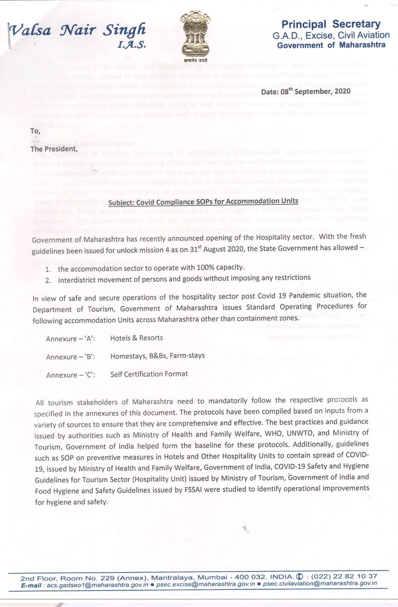 LonavalaA's tweet photo. HOME STAY SOP'S ISSUED BY PRINCIPAL SECRETARY- GOVT OF MAHARASHTRA https://t.co/Eez1w9b8wr