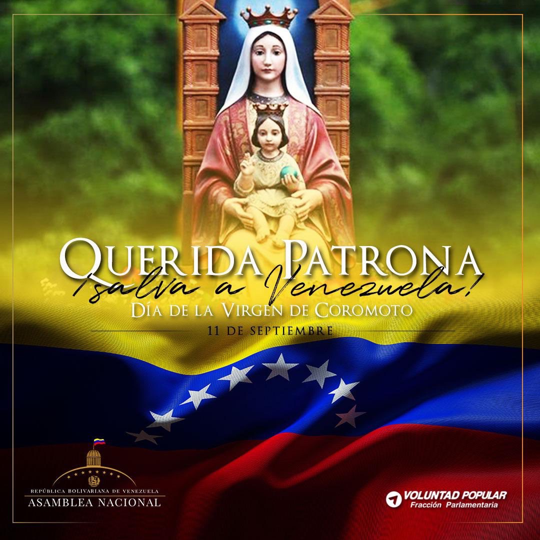 Rafaelvelozg's tweet photo. Cuenta la historia que en el año 1652 la imagen de la Virgen María se le apareció al indio Coromoto cuando éste atravesaba un riachuelo, por lo que de ahí deriva el nombre de la Patrona de Venezuela. https://t.co/diLHXhFAxv