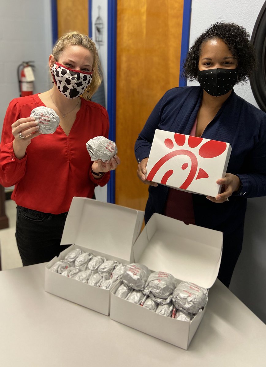 macgregores's tweet photo. We thank our partners @ChickfilAKirby for treating our faculty and staff to breakfast today! https://t.co/Yc3rDIFg08