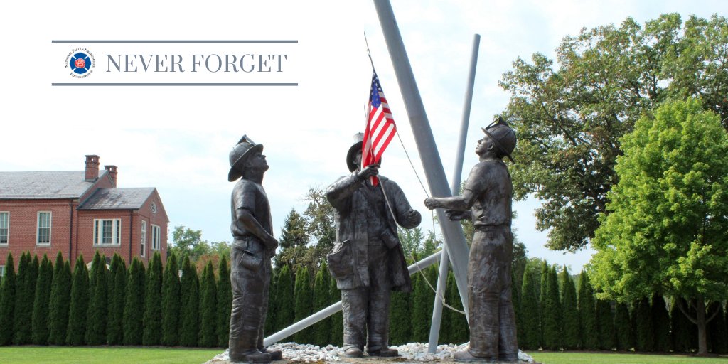 Today we honor those who lost their lives on September 11th and those who struggled with and succumbed to 9/11-related illnesses.  #neverforget