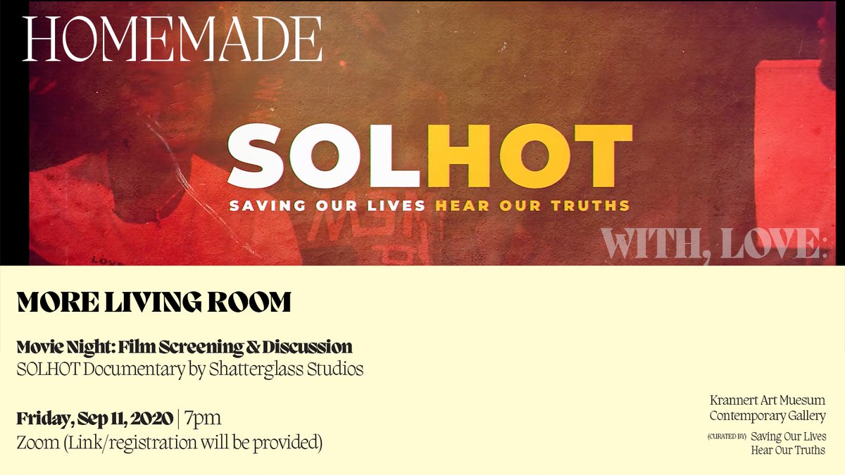 KAMillinois's tweet photo. Tonight is Homemade, with Love Movie Night! Watch with us at 7pm to see the @WELevitateMusic @sgstudios documentary created during the most recent Black Girl Genius Week. Register and we'll send the zoom info: https://t.co/xy1tSY63k1 https://t.co/fx2dLr9fnf