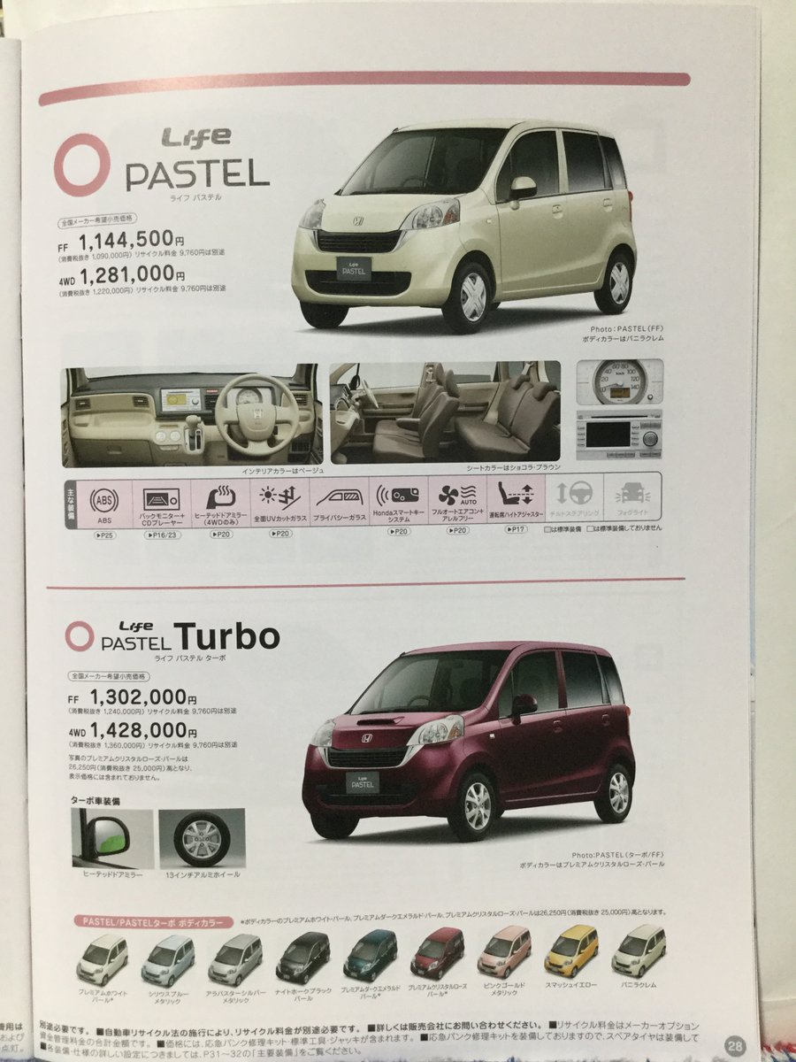 自動車カタログ収集記 Jc1 ライフ