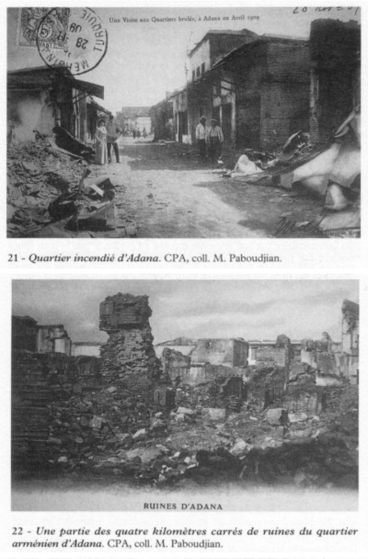 Aftermath of the anti-Armenian 1909 Adana massacre in photos by M. Paboudjian. Photos accompany article “Les massacres de Cilicie d’avril 1909” (“The Cilician massacres of April 1909”).