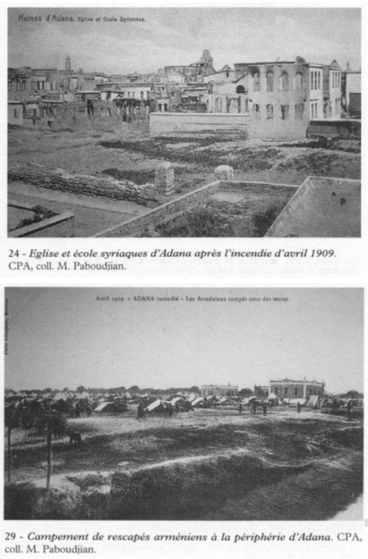 Aftermath of the anti-Armenian 1909 Adana massacre in photos by M. Paboudjian. Photos accompany article “Les massacres de Cilicie d’avril 1909” (“The Cilician massacres of April 1909”).