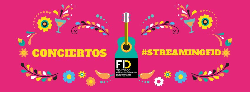 Fidteatros's tweet photo. #StreamingFID #Conciertos 🎸🎻🎹#TeatrosIMSS🎭#MesPatrio🇲🇽 https://t.co/ecENJVhxcq