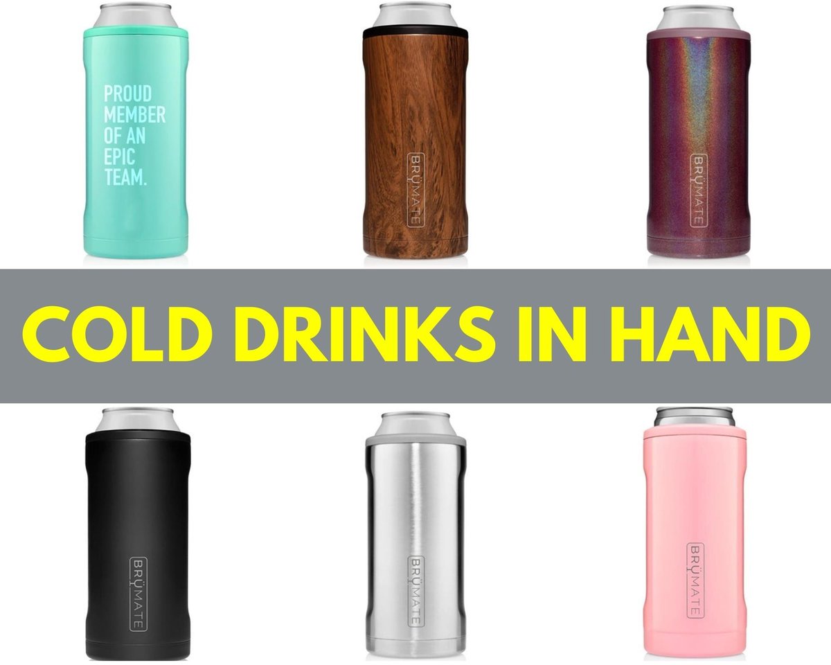 SourcepointKC's tweet photo. Sourcepoint is excited to offer brandable #BruMate stainless steel, insulated can coolers. If you've spent time at the pool or lake this Summer, you've seen these everywhere. Available in 12 and 25 oz, including slim can fit! #coolpromo #clientgifts #holidaygiftideas #proforma https://t.co/HUhiyrHMHS