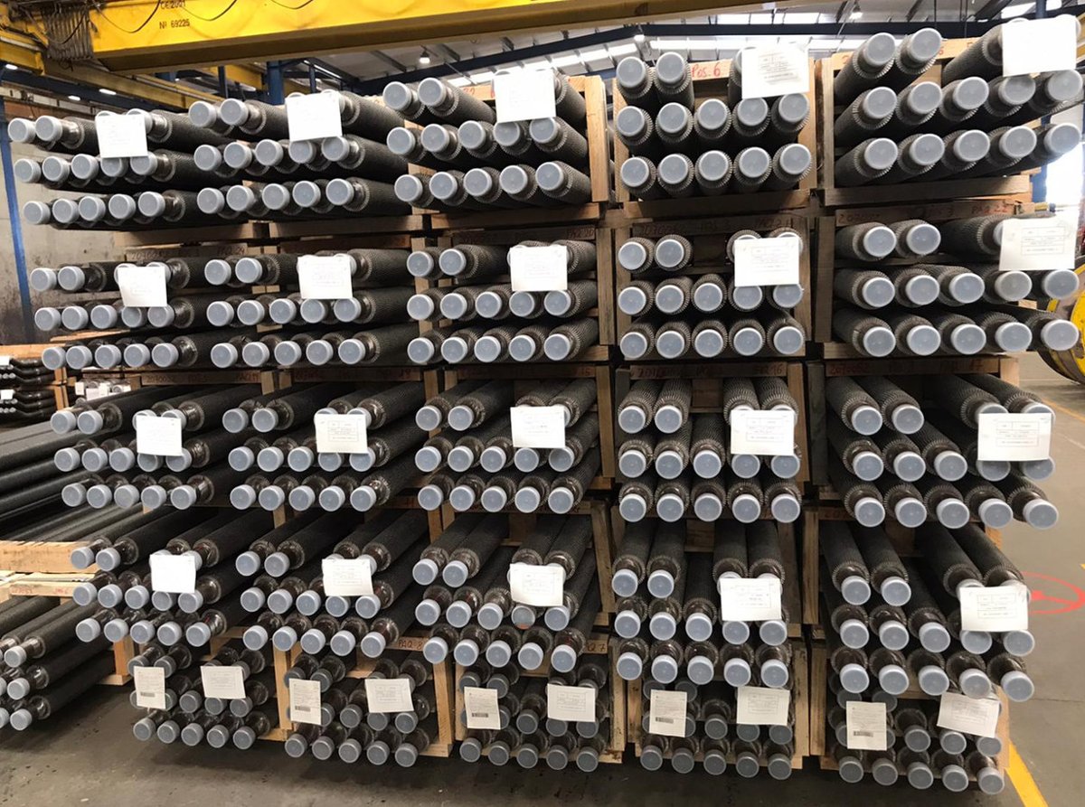 DelfinTubes's tweet photo. Partida de tubos aleteados para caldera
https://t.co/MQPp2zrwGB
#finnedtubes #studdedtubes #boiler #caldera #gijon https://t.co/pXRqUaqVLW