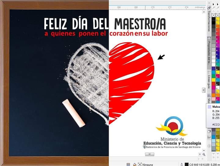 Un/a Maestro/as es quién enseña, con su ejemplo, a superar los obstáculos. De eso se trata la educación... pues de eso se trata la vida.Gracias a los/as docentes de nuestra provincia, por poner el corazón en su labor diaria.