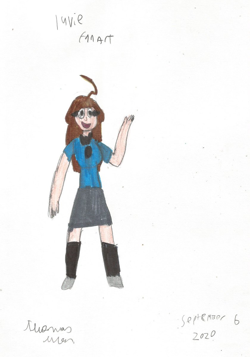 Thomasl964's tweet photo. Luvie fan art 2 #fanart #fanartfriday #luvie #candyevie #artwork #drawings #characterart #poketuber @CandyEevee https://t.co/nFLcUxXwrZ