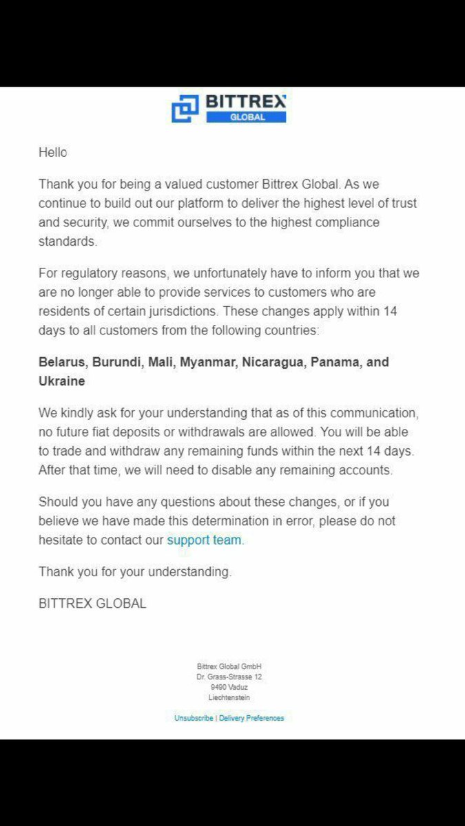 Bittrex Global Twitterren Our Location In Liechtenstein Places Us To Take A Leading Role In The International Development Of Blockchain Driving Adoption Working More Closely With Token Teams And Being More Responsive