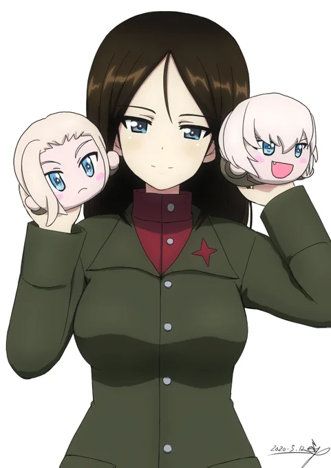 ノンナ(過去絵セレクト。コスプレイヤー @YukikaDark さんモデルシリーズ)
 #garupan #ガルパン 