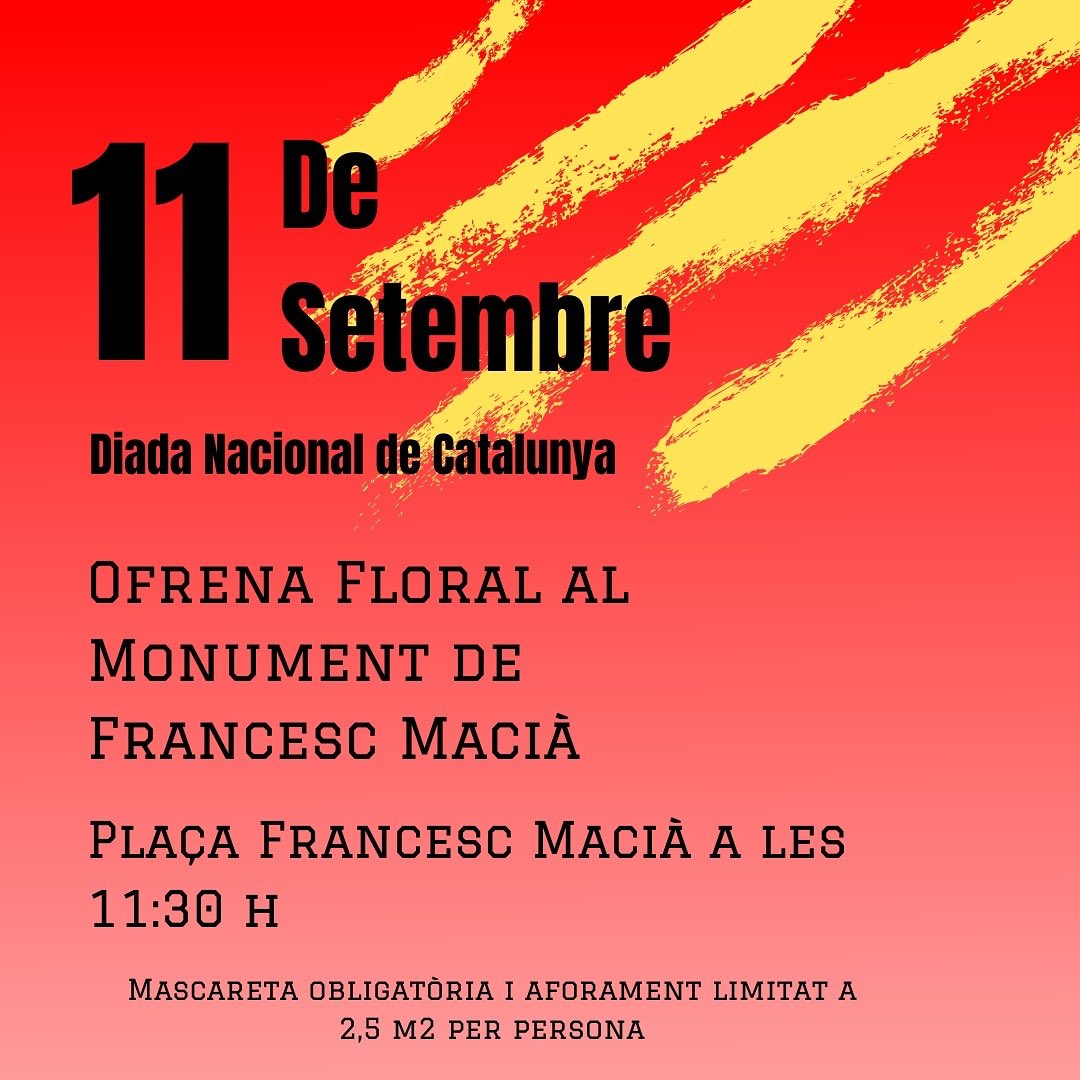 MovEsqSAB's tweet photo. També hem participat junt amb altres entitats i formacions polítiques en l ofrena organitzada des de @CDR_SantAdria i @lesbesossades #ajuntasab ha suspès tots els actes institucionals
#MESalaDiada https://t.co/EYHLaF7bxN