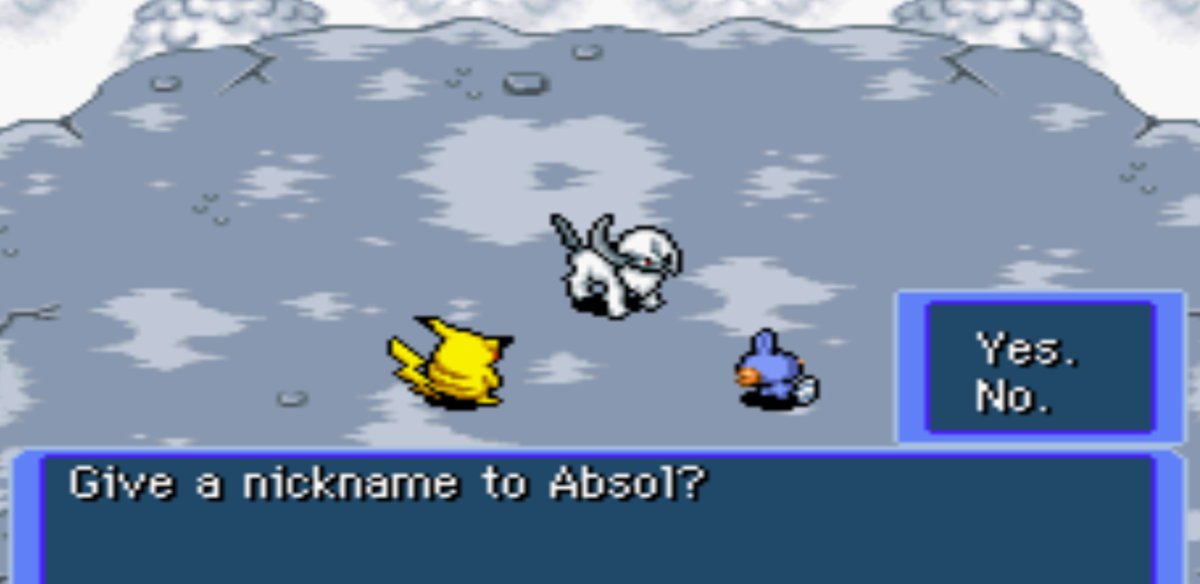 absol used to be op for me but that's because i was weaaaak