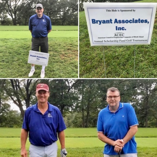 BryantEngineers's tweet photo. SOOOOO excited to sponsor & play at the ACEC-RI Annual Golf https://t.co/BYV0NHpoYX was a great #SociallyDistanced day.
#Golf #WorkandPlay #Pawtucket #ACECRI https://t.co/Iu4xuocx1B