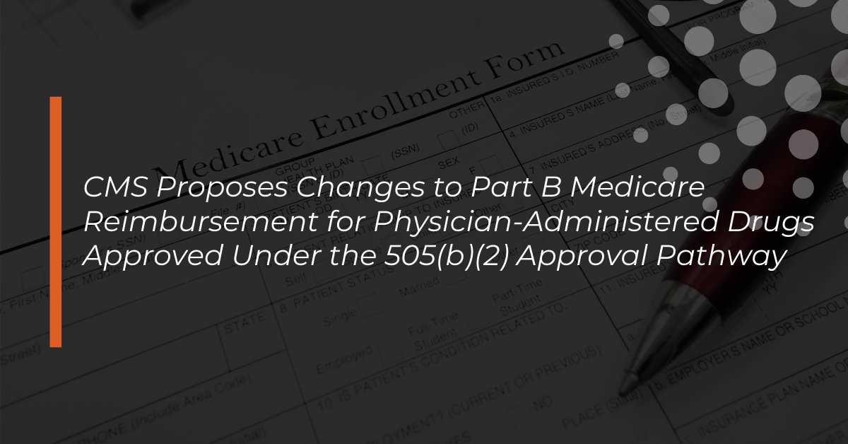 Read the article here:  bit.ly/2Fp5TFm

#505b2 #HCPCS #Medicare #LifeSciences