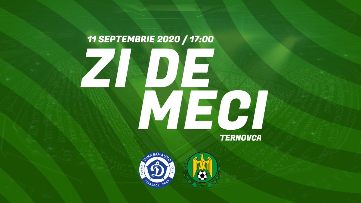 CSCodru's tweet photo. ⚽ Divizia Națională revine cu partidele din etapa cu numărul 9. Echipa noastră, cu cinci achiziții în această lună, joacă astăzi la Ternovca cu Dinamo-Auto Tiraspol.
➡️ Meciul începe la ora 17:00 și va putea fi urmărit pe linkul distribuit pe pagina noastră de facebook. https://t.co/CYqeZxLjT9