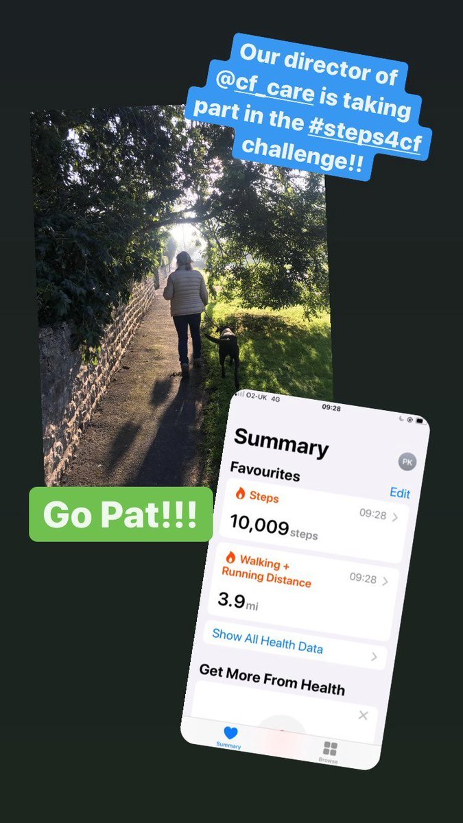 cf_care's tweet photo. Track your steps using your fitness device or phone and don't forget to share and tag us. We will give you a free t-shirt if you donate or raise ยฃ20! #steps4cf #cfcare #virtualfundraiser https://t.co/M0qUYdFVfk
