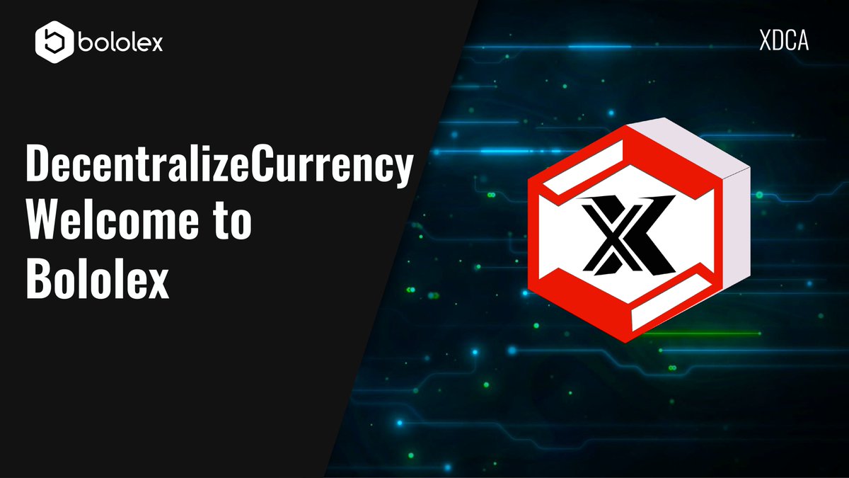 bololexcom's tweet photo. NEW LISTING ALERT📢
We have listed $XDCA 💥
Sister projects of one of our favorite communities @DCAtokenService 😍
👊The trading pair is XDCA/USDT
Update your balance and start trading at 👇https://t.co/57EvSojheT
#Bololex #XDCA #BOLO #exchange #DCA https://t.co/8EPir7vtHG