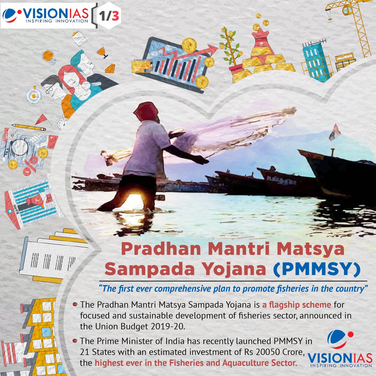 Vision_IAS's tweet image. Pradhan Mantri Matsya Sampada Yojana (PMMSY)

For more current affairs and infographics, visit visionias.in/resources

#visionias #currentaffairs #prelims2020 #prelimsiscoming #abhyaas #upsccse #ias #ias2020 #upsc2020