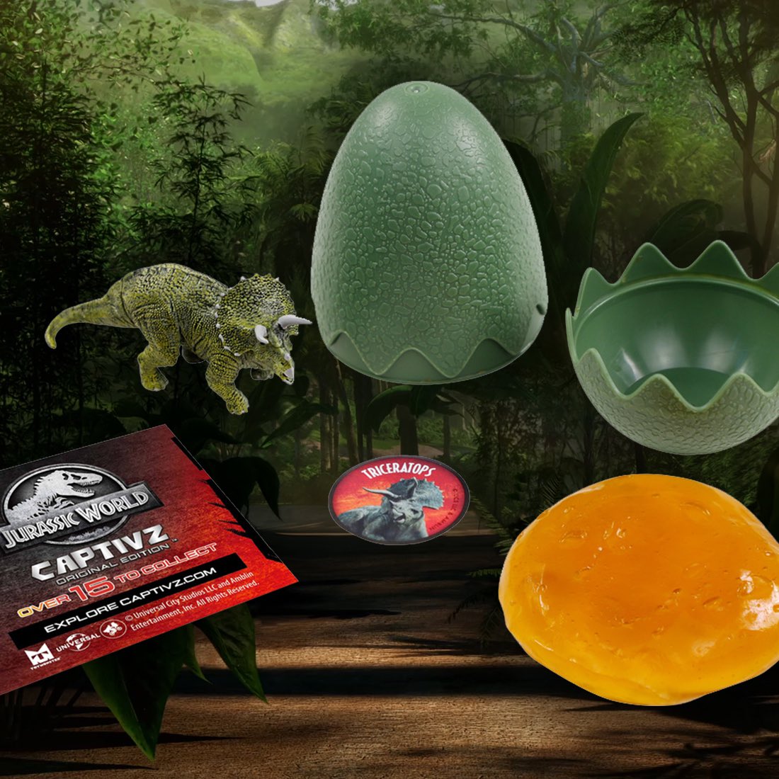 dinosaur slime egg jurassic world