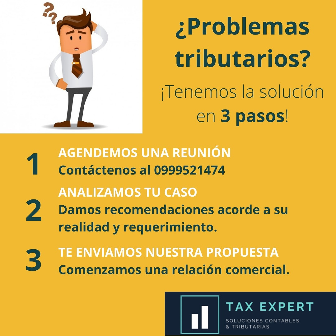 TaxExpertEc's tweet photo. Asesoría Tributaria personalizada.

Contáctanos:

📲 0999521474
 📩 taxexpertecu@gmail.com

#Guayaquil #tax #impuestos
#iees #sri #rentas #asesoria #emprendimiento #emprender
#outsourcing #contabilidad
#tributacion #rrhh https://t.co/lFMaoysWDC
