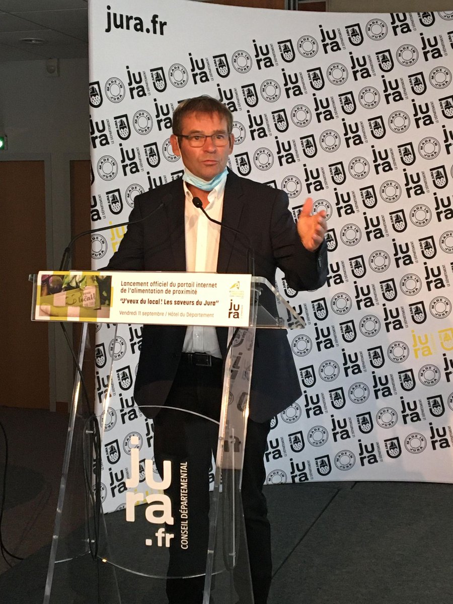 Aujourd'hui a eu lieu le lancement officiel du portail de l'alimentation de proximité "J'veux du local ! Les saveurs du Jura", en présence de Clément Pernot, Pdt du Jura, François Lavrut, Pdt Chambre Agriculture du Jura 1/2 ⬇️
jveuxdulocal39.fr