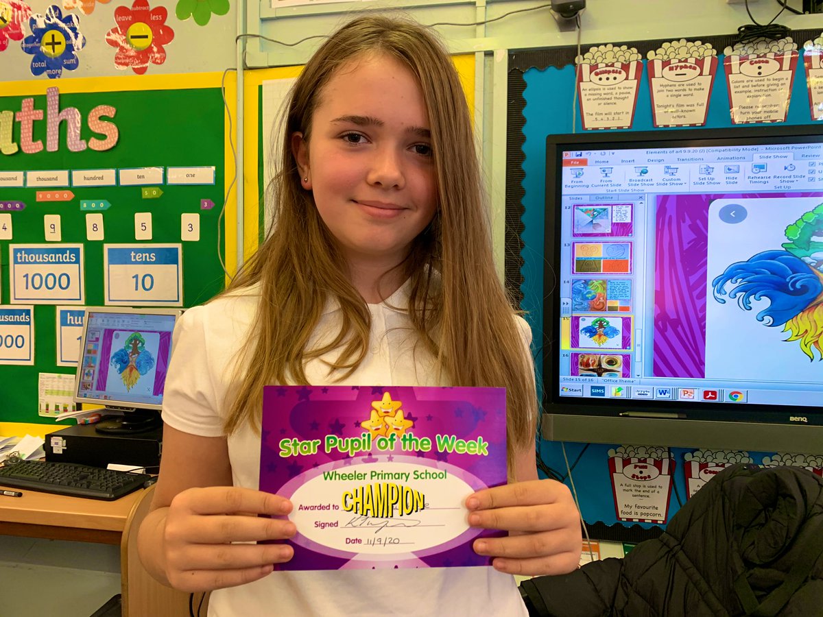 Wheeler_PS's tweet photo. STAR PUPIL ALERT 💜 Amelie has been voted for by Zambezi as our Star for starting the year in the most magnificent way! #wheelerway #wheelerwarrior https://t.co/0t2BK7XxTm