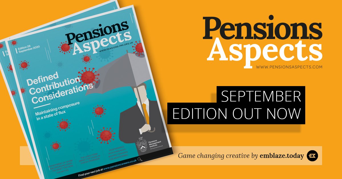 PMIPensions's tweet photo. Read our latest Pensions Aspect magazine focusing on defined contribution considerations.
Available to PMI members: https://t.co/djkShgwuf6
#PMIpensions #pensions #trustees #PensionsAspects https://t.co/eONeE8zzeY