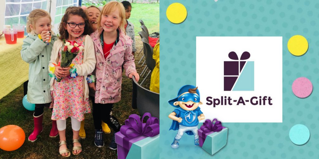 Jarige_Job's tweet image. Noa vierde haar 6e verjaardag en als cadeautip vroeg ze een donatie aan Jarige Job via Split-A-Gift, zodat een ander kind ook een verjaardag kan vieren! Ook iets te vieren binnenkort? Via @Splitagift deel je het opgehaalde geldbedrag met een goed doel: stichtingjarigejob.nl/wat-kun-jij-do…