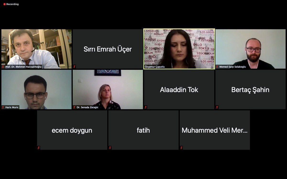 🔈Happening now #AICSS2020 ‘Identity Perspectives on the Balkans’  <a href="/ytu_aicss/">YTU - AICSS</a> <a href="/MtHacisalihoglu/">Mehmet Hacisalihoglu</a> <a href="/sirriemrahucer/">Sırrı Emrah Üçer</a>