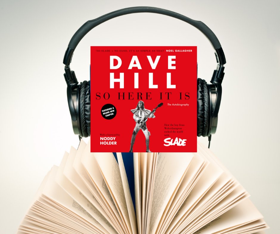 Need a great listen for your weekend? Allow us to suggest the brilliant #SoHereItIs.

Told with heart and humour, this is the story of the irresistible rise of Dave Hill and his journey from working-class lad to global rock star.

Get it at <a href="/audibleuk/">Audible UK 🎧</a>: adbl.co/35oa9jk