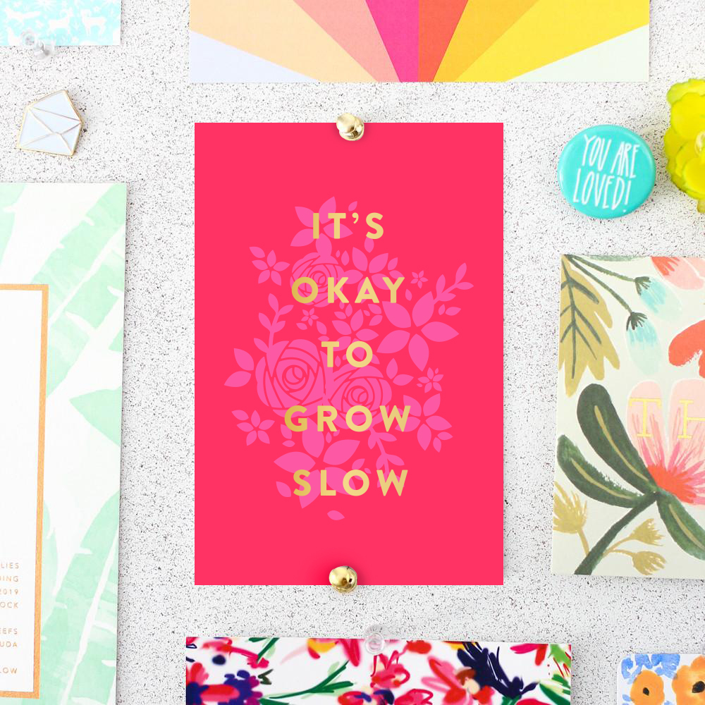 Here's your Friday reminder that it's okay to grow slow. 🌱

Tell us, what's one bit of slow growth that you're celebrating this week?👇🏽