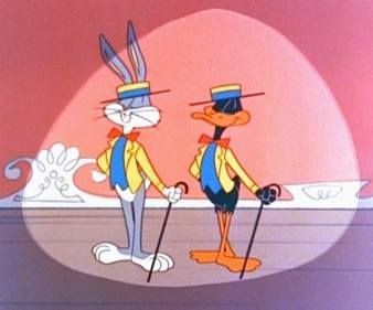 Bugs bunny and Duffy Duck