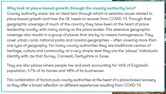  @GrantThorntonUK finds that county authorities are at the heart of local leadership, with many acting as the place leader: big enough to drive large-scale economic growth and projects, whilst having a intimate knowledge of their different communities and businesses.