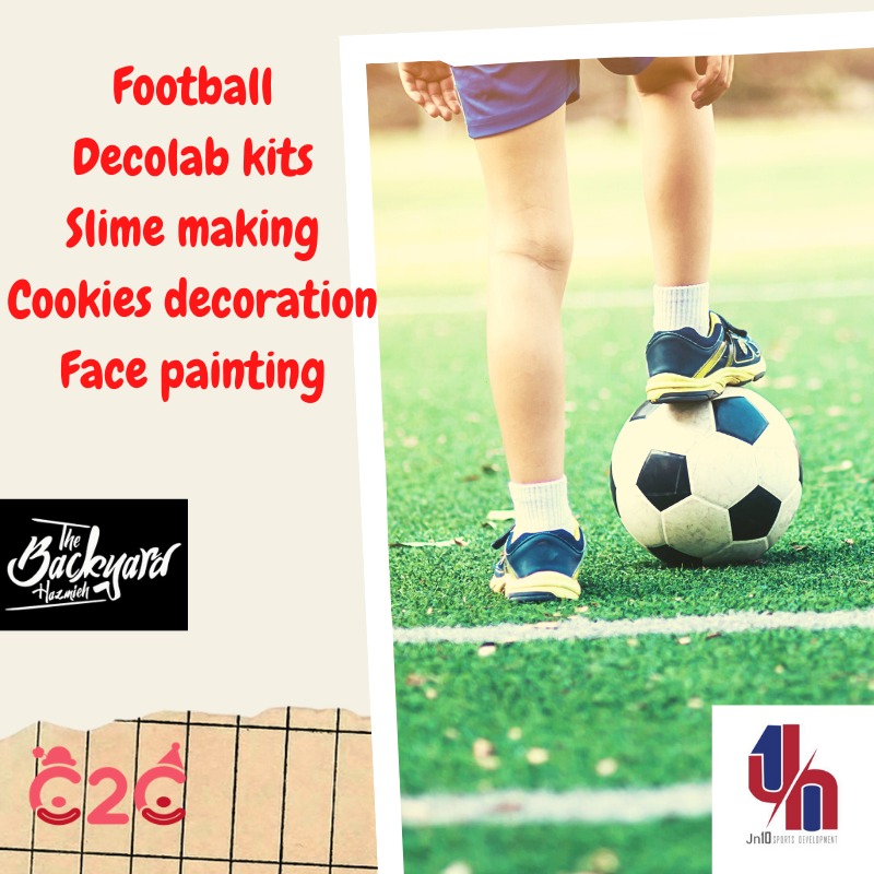 ClubC2c's tweet photo. Meet us this weekend @thebackyardhazmieh
Let your kids unleash their creativty &amp; enjoy our outdoor activities

#c2ckidsclub #c2c_club #outdoorfun #outdooractivities #kidsinlebanon #activitiesforkids #qualitytimewithkids #weekend #artsandcrafts #football #slime #cookingwithkids https://t.co/PhleuXnDd6