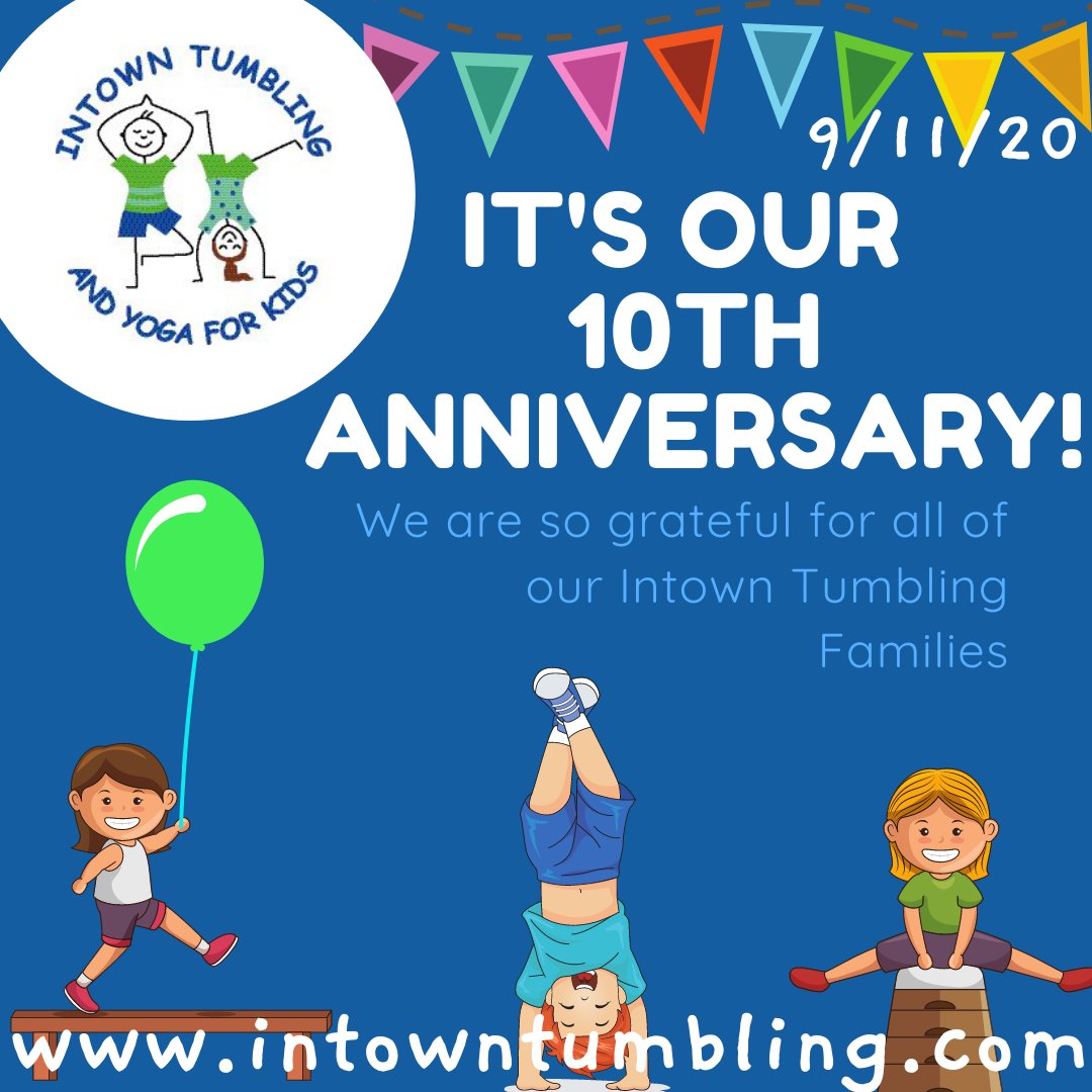 intown_tumbling's tweet photo. We did it. 10 years!!!Throughout the day we will be letting you know ways that we would love your help in celebrating. Here's to the next 10. #10thanniversary #wedidit #atlanta #atlantasmallbusiness #mompreneur #bosslady #momboss #weloveatl #intown #beltlinestrong https://t.co/cgmK5al8Ql