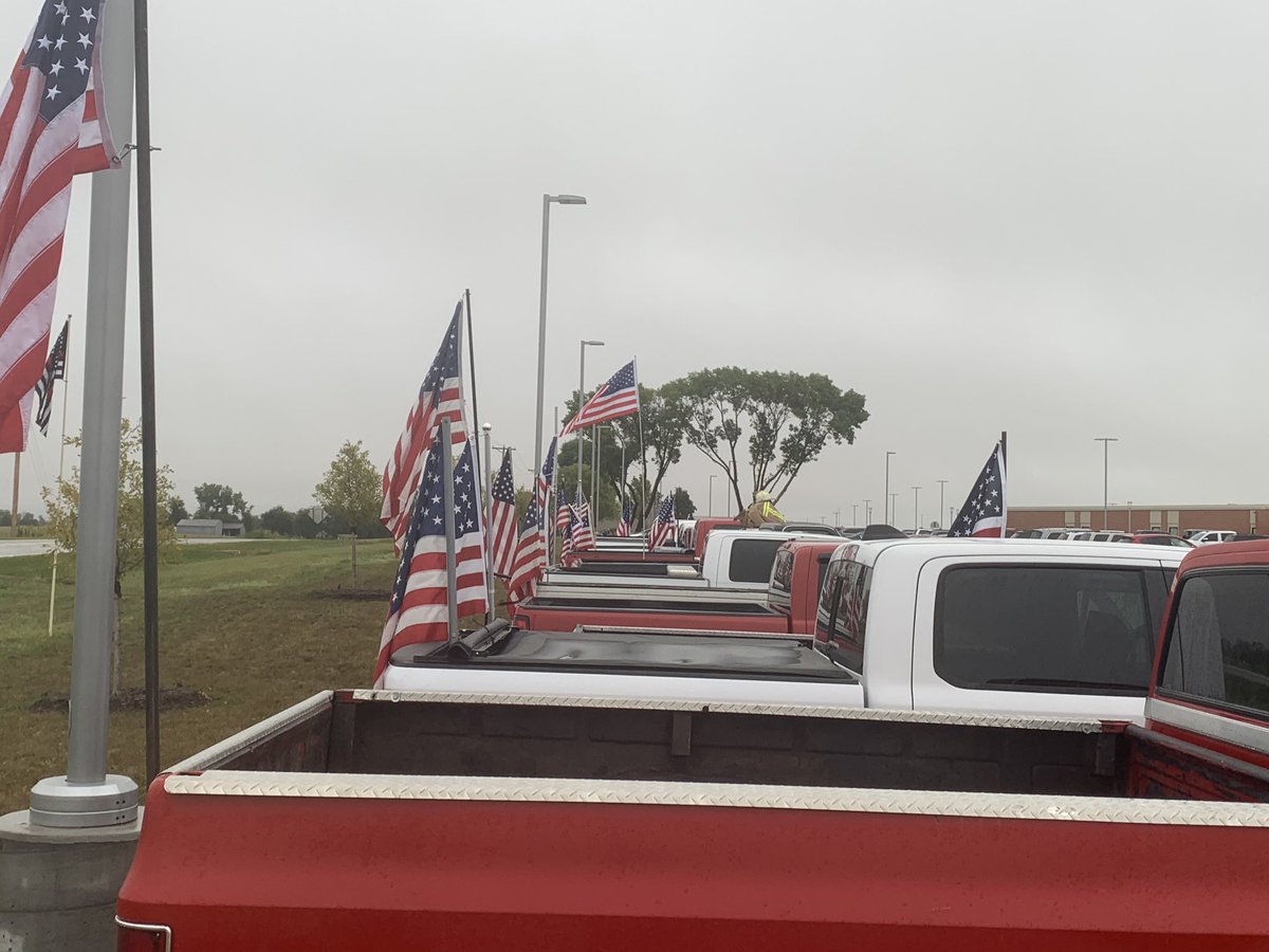Our students came to us and asked if they could do this. 
#Gr82BaTrojan
Never Forget 9-11