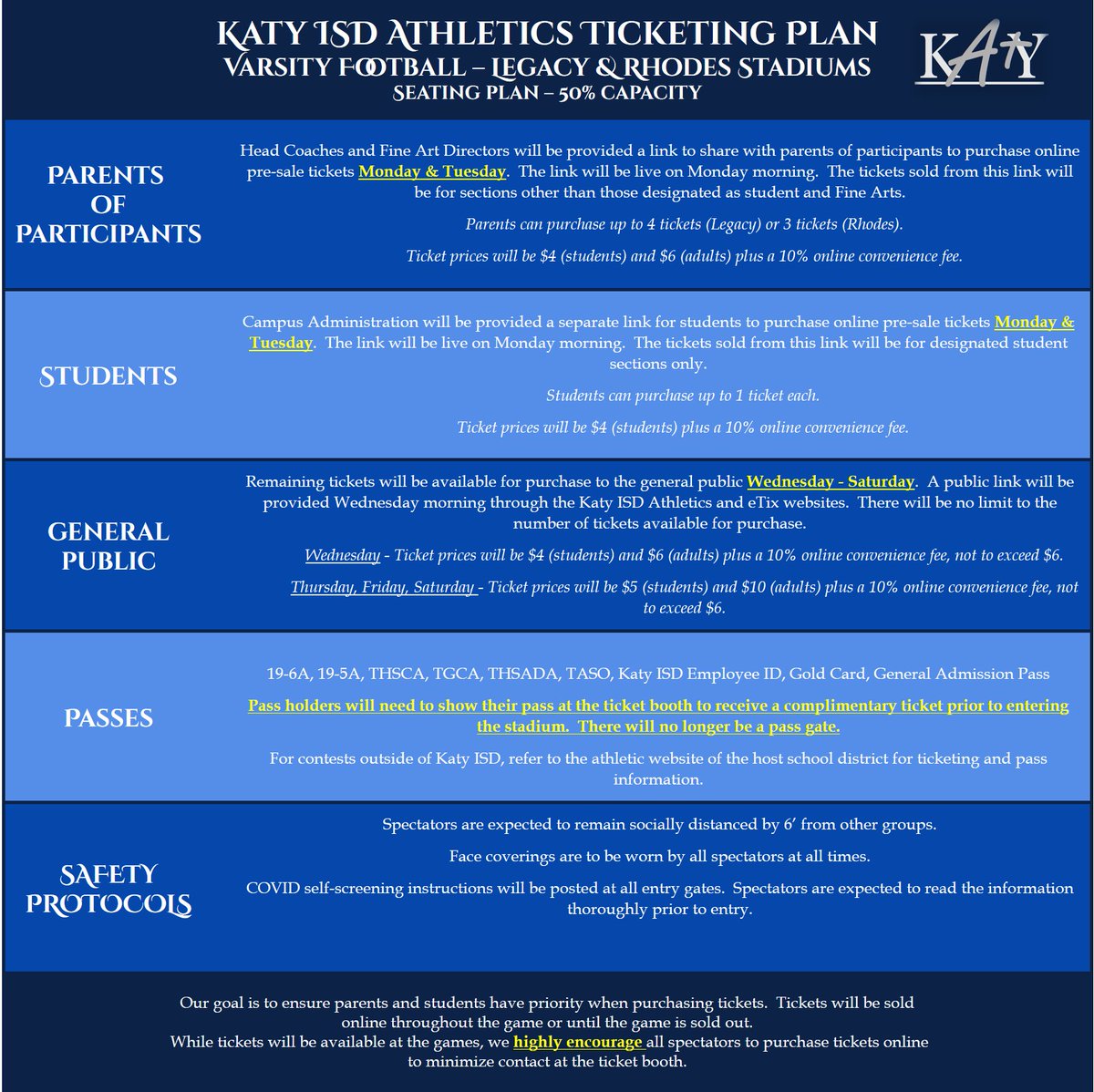 Katy ISD Athletics tweet media