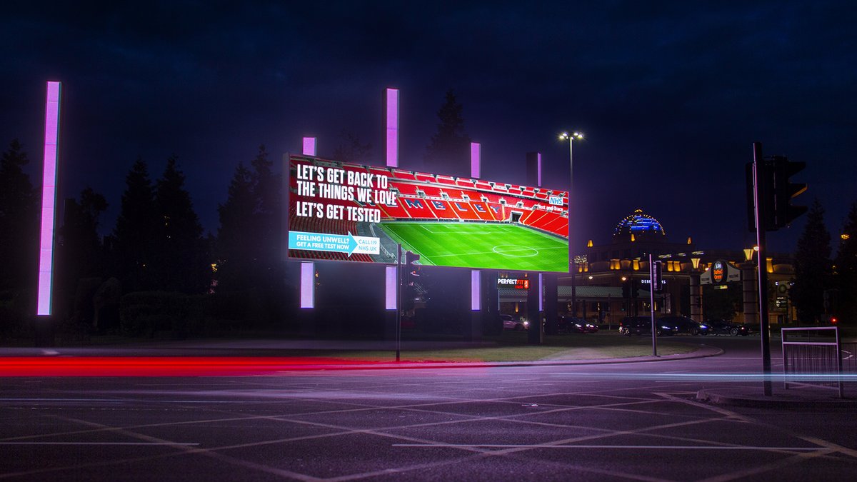 perfectfitmedia's tweet photo. Let's get back to the things we love. Let's get tested. The latest NHS Test & Trace creative on our Spectacular displays at The Trafford Centre.
https://t.co/HhUSa5mLyx
https://t.co/LjZy1F5bNk
#talonooh #mgomd #omnigov https://t.co/BxxlSJPirH
